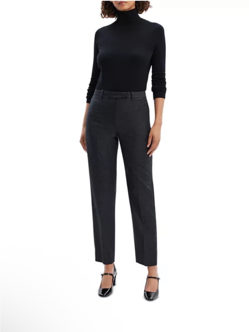 Women’s wool Black Dress Pants - Classic Tailored Fit